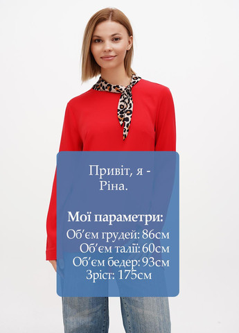 Красная блуза Sassofono Club