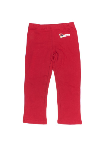 Красный демисезонный костюм (толстовка, лонгслив, брюки 2шт.) брючный Disney