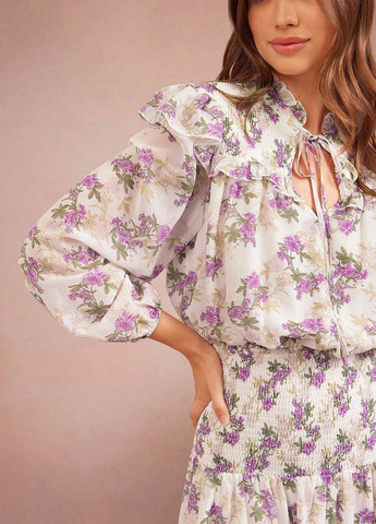 Комбінована кежуал сукня SHEIN з квітковим принтом