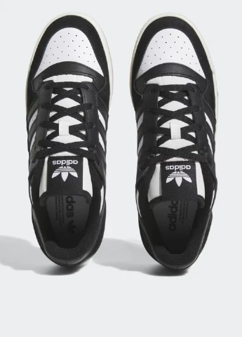 Чорно-білі кросівки id6857 демісезон adidas Forum Low Classic Originals