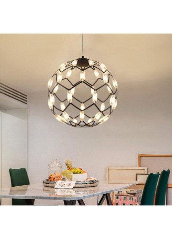 Люстра стельова LED D1289/400-bk-k Чорний 42х40х40 див. Sunnysky (253528023)