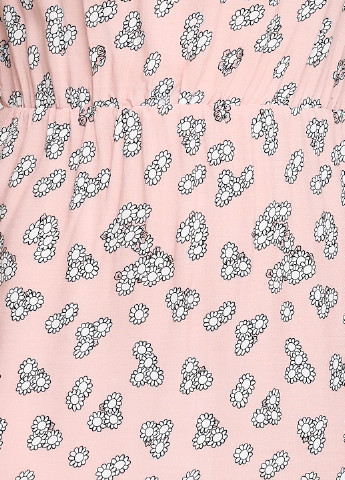 Светло-розовое кэжуал платье Bon Voyage с цветочным принтом