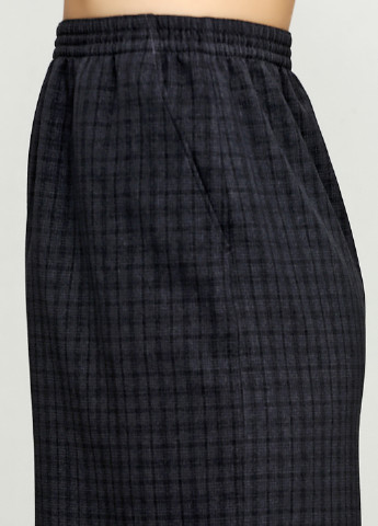 Темно-серая офисная меланж юбка BRANDTEX CLASSIC
