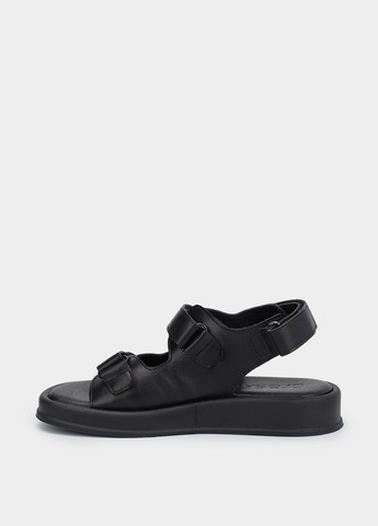 Черные кэжуал сандалии Braska на липучке