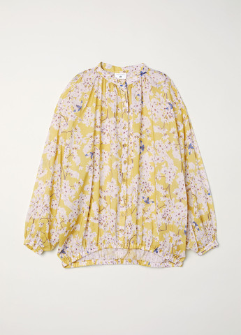 Светло-желтая демисезонная блуза H&M