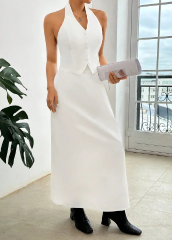 Костюм (жилет, спідниця) SHEIN (342405494)