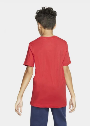 Червона демісезонна футболка ar5252-659 Nike Sportswear