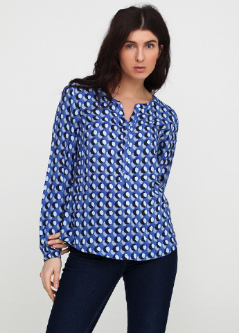 Синяя демисезонная блуза Brandtex Collection