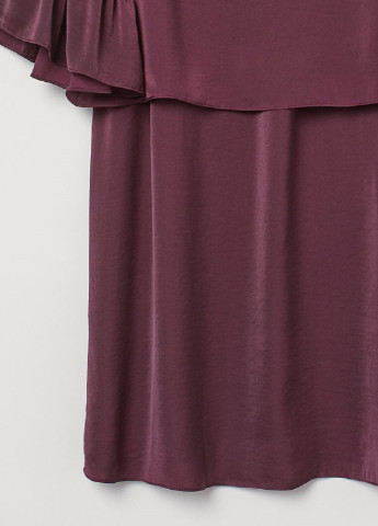 Сливова коктейльна сукня для годуючих H&M однотонна
