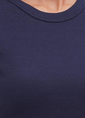 Темно-синяя летняя футболка Shik