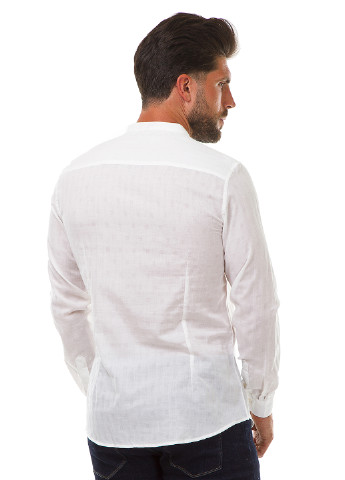 Белая кэжуал рубашка в полоску Y.TWO