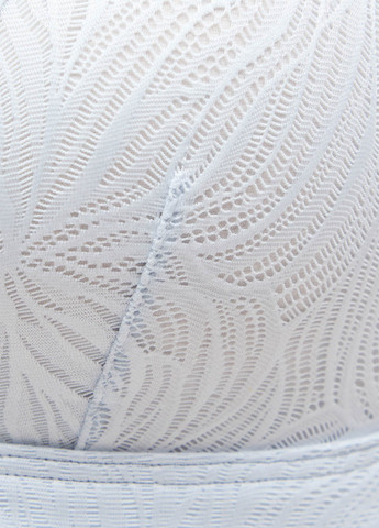 Блакитний тріенджел бюстгальтер Calvin Klein без кісточок поліамід