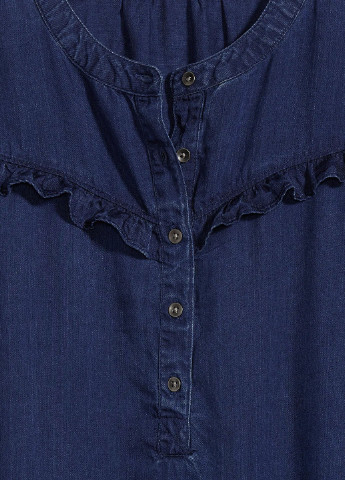 Темно-синее кэжуал платье рубашка Old Navy однотонное