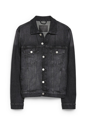 Темно-серая демисезонная куртка C&A