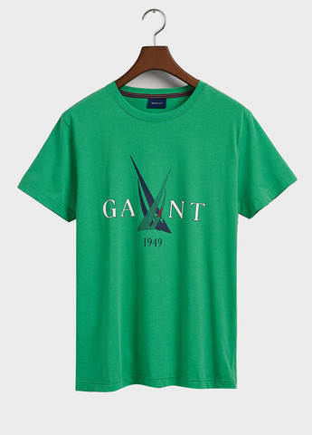 Зеленая футболка Gant