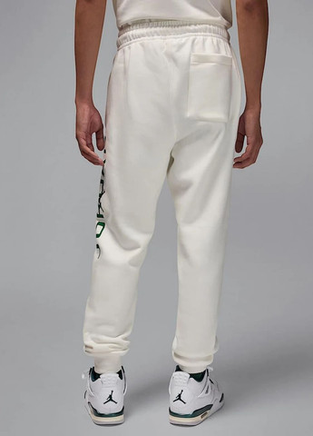 Белые спортивные демисезонные джоггеры брюки Jordan