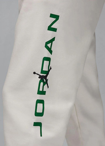 Белые спортивные демисезонные джоггеры брюки Jordan