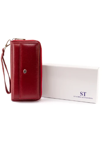 Жіночий шкіряний гаманець 20х10х2 см st leather (252129664)