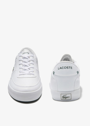 Белые демисезонные кроссовки Lacoste Court-Master