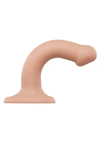 Насадка для страпона Dual Density Dildo Flesh S, диаметр 2,7см, двухслойная, гибкая Strap-On-Me (256537843)
