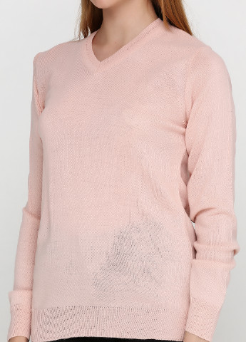 Светло-розовый демисезонный пуловер пуловер Babylon