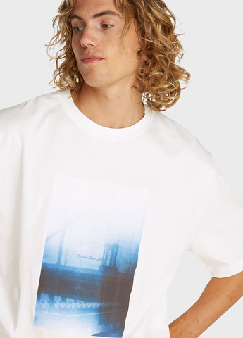 Біла футболка Calvin Klein Jeans