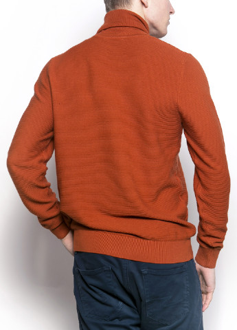 Оранжево-красный демисезонный свитер Gas