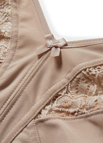 Светло-бежевый минимайзер бюстгальтер C&A без косточек