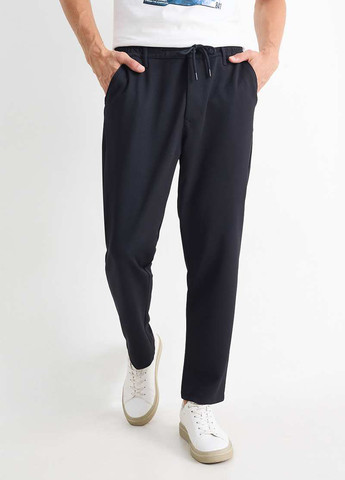 Темно-синие кэжуал демисезонные чиносы брюки C&A