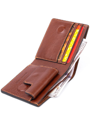 Мужской кожаный кошелек 11х9х2,5 см Grande Pelle (229459324)