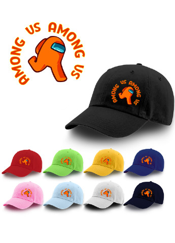 Кепка Амонг Ас Оранжевый (Among Us Orange) (9273-2408) MobiPrint (216961617)