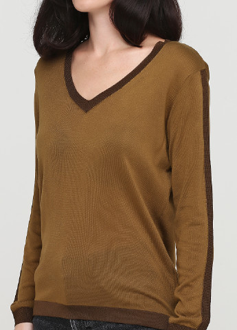 Оливковый (хаки) демисезонный пуловер пуловер Jacqueline Riu