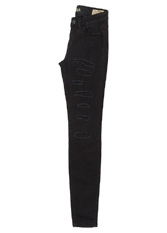 Черные демисезонные скинни джинсы Tom Tailor