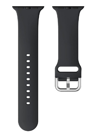 Силіконовий ремінець для годинника Apple Watch 38mm, 40mm, Series 5 4 3 2 1. Altum чорний