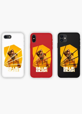 Чохол силіконовий Apple Iphone Xs Max Біллі Айлиш (Billie Eilish) Білий (8226-1216) MobiPrint (219333760)