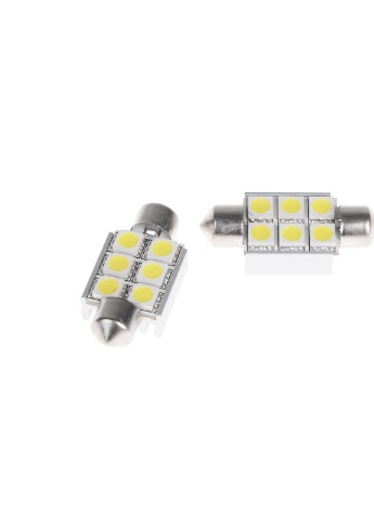 Лампа автомобильная LED Festoon 36mm 6 pcs CW SMD5050 Brille (253881575)