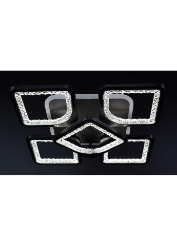 Люстра стельова LED з пультом A2281/4+1SQ-RGB-bk Чорний 11х40х40 см. Sunnysky (253122314)