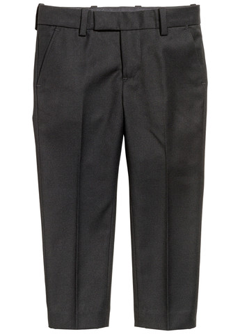 Черные классические демисезонные брюки классические H&M