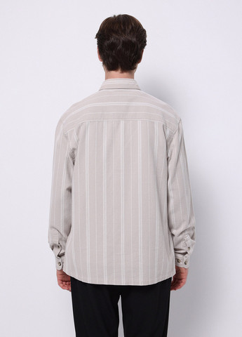 Бежевая кэжуал рубашка в полоску Colin's