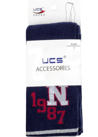 Колготки "тисячі дев'ятсот вісімдесят сім" (M0C0301-1257-1B-blue) UCS SOCKS (202373895)