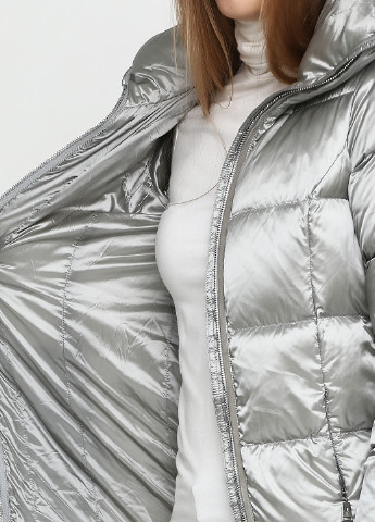 Серебристая зимняя куртка Ralph Lauren