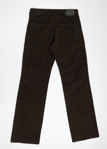 Темно-коричневые демисезонные прямые джинсы Time of Style
