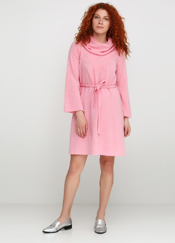 Розовое кэжуал платье Escada однотонное