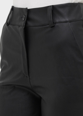 Черные кэжуал демисезонные прямые брюки Boohoo