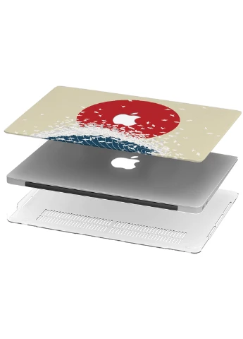 Чохол пластиковий для Apple MacBook Air 13 A1932 / A2179 / A2337 Велика хвиля в Канагава Кацусіки Хокусая (9656-2434) MobiPrint (218858355)