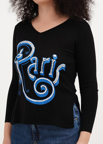 Черный демисезонный пуловер пуловер Imperial