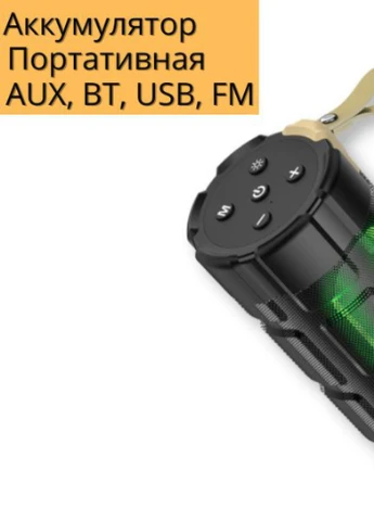 Портативна колонка HC7 10Вт USB, AUX, FM, Bluetooth чорна (ЦУ-00032737) XPRO (254455888)