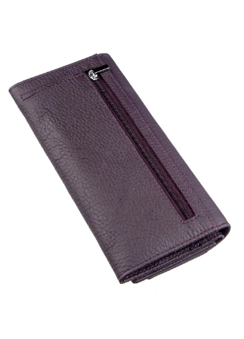 Жіночий шкіряний гаманець-візитниця 10х18,5 см st leather (252131199)