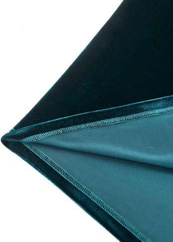 Изумрудное коктейльное, вечернее платье с баской, футляр SHEIN однотонное