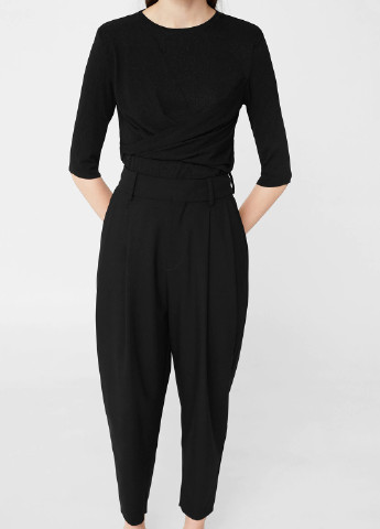 Чёрная блуза Mango